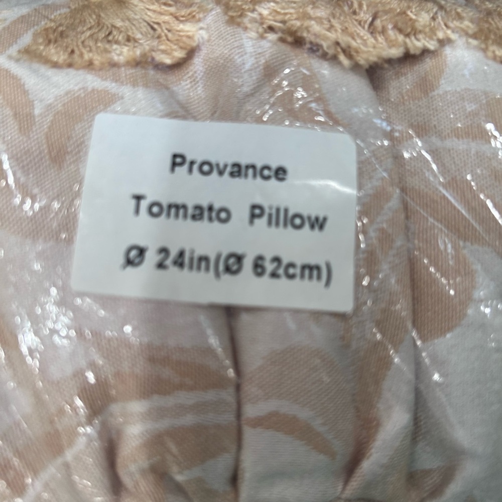 Cream Tomato Pillow